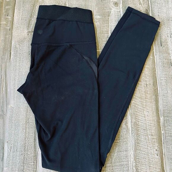 Athleta Aura Heel Tight Black Long Leggings XS - Picture 1 of 4